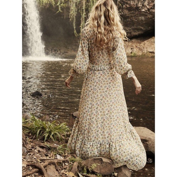 DÔEN Saffron Dress || Bouquet Floral - Picture 4 of 16